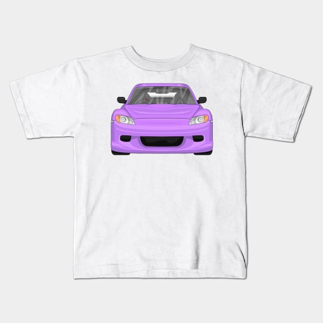 RX8 VIOLET Kids T-Shirt by VENZ0LIC